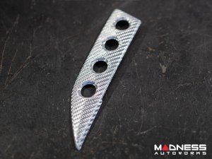 Maserati GranTurismo Interior Trim - Carbon Fiber - Audio System Button Trim - White Candy